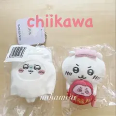 ちいかわ ☆ マスコット ( たこイカくじ モモンガ ＆ 群馬限定 だるま)