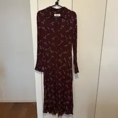 ba&sh 花柄 シャツワンピース 長袖