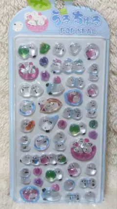 週末SALE★シマエナガ★うるちゅるポップシール♡