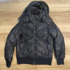 UNIQLO ダウンジャケット フード付き 黒　ダウンコレクション　ユニクロ