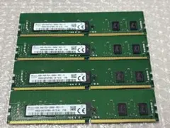 動作確認済み】8GB x 4枚 DDR4 2666V ECC サーバー用メモリ - メルカリ