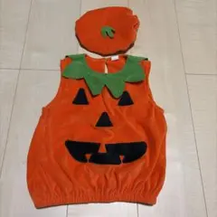 大人気　ベビー　キッズ　かぼちゃ　コスプレ　衣装　80
