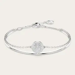 公式スワロフスキーSublima バングル, ロジウム・プレーティング最終値下げ