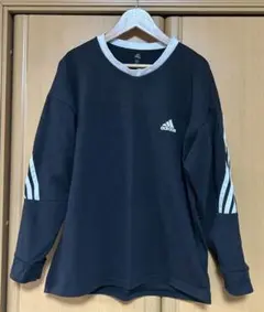 adidas ブラック 長袖 トレーナー　160サイズ