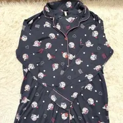 ミニー・マウス 長袖パジャマ ネイビー