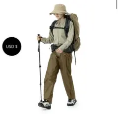 3F UL GEAR レインパンツ　レインカバー　軽量　登山　キャンプ　防水　山