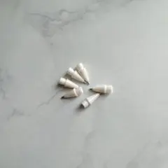 Apple Pencil ペン先 交換用 金属製 6個 ホワイト