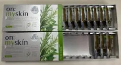 on: myskin ハーブピーリングフェイス用 6ml×8＋3 本