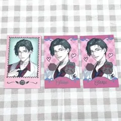 五木左京 にじさんじ Rose Valentine ランダムチェキ風カード