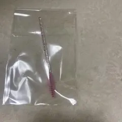 スクリューブラシ ピンク ラメハンドル