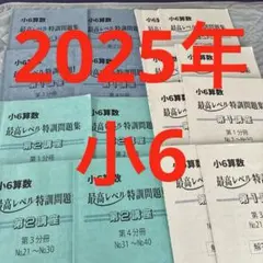 2026年最新】浜学園 小6 最高レベル特訓 算数の人気アイテム - メルカリ