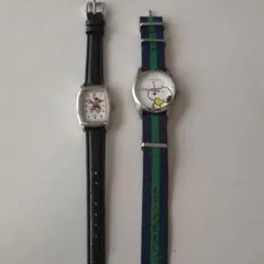 レディース　腕時計　ミッキー　スヌーピー　ジャンク品