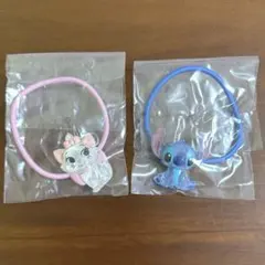 ディズニーキャラクター　twinkle ゴム　スティッチ　マリー