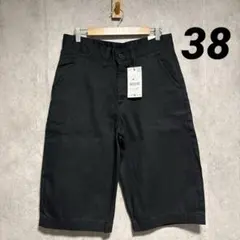 ZARA バギーフィットジョーツ 38 新品 ブラック ハーフパンツ