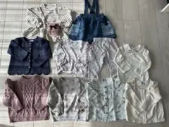 女の子用子供服　10点セットまとめ売り　80〜90㎝