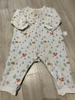 ユニクロ キルトカバーオール ロンパース Joy of Print 80