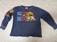 Hysteric Mini 長袖Tシャツ ネイビー