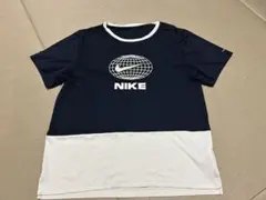 ナイキ Tシャツ ランニングウェア ネイビー ツートン Ｌサイズ