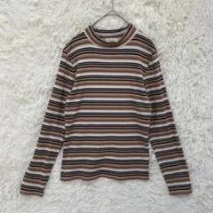 【earth music＆ecology】アース  トップス ボーダー 薄手