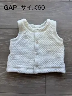 GAP ベビーベスト リバーシブル 60〜70cm クマさん