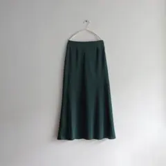 【新品】定価17,600円　スピックアンドスパン　サテンフレアマキシスカート