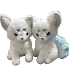 ちょコンとキツネ　ウルトラBIGぬいぐるみ　せっか　正面・横向き　２個セット