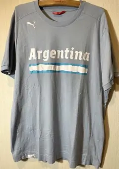 古着　PUMA アルゼンチン プリントTシャツ