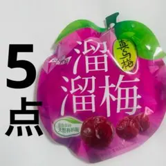 5袋セット 溜溜梅 真乌梅 烏梅（リューリューメイ） 小分けタイプのサムネイル
