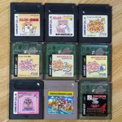 【ジャンク品】ゲームボーイソフト 9点