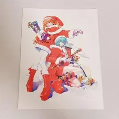 エヴァンゲリオン 貞本義行 ポストカード 綾波レイ アスカ 1
