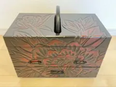 鎌倉彫　乱れ箱　二箱 鎌倉彫 乱れ箱 入れ子 衣装箱 乱れ衣装箱 昭和レトロ 鎌倉彫り 2