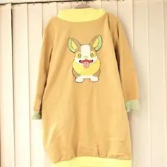 ピーチジョン　ポケモン ワンパチ 裏起毛ワンピ パジャマ