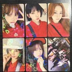 LE SSERAFIM SPAGHETTI ユニバ 6形態 特典 トレカ セット