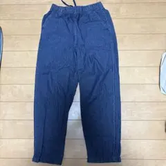 ウエストゴム デニムパンツ インディゴ
