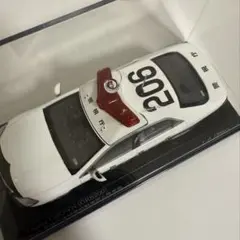 RAI'S 1/43警視庁クラウンパトカーGRS200ミニカー箱無・ケース傷有