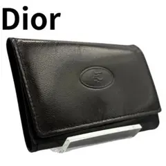 Christian Dior ディオール キーケース 6連 レザー ブラック