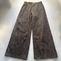 ヒョウ柄 デニム