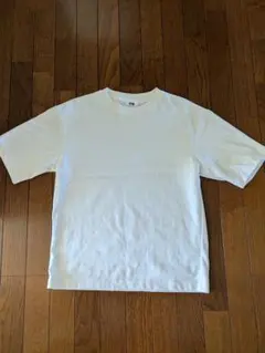 UNIQLO U エアリズムコットンオーバーサイズTシャツ ホワイト S