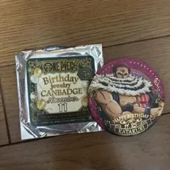 ワンピース バースデージュエリー缶バッジ 11月 カタクリ