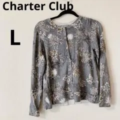 美品✨Charter Club 花柄 長袖シャツ 【L】レディース古着