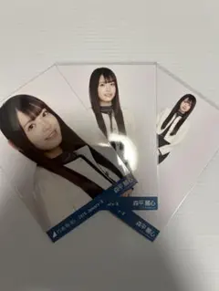 森平麗心 クロップドジャケット 3種コンプ 乃木坂46 生写真