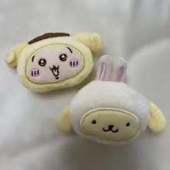 ちいかわ　サンリオ　コラボ　ヘアクリップ　ポムポムプリン　うさぎのサムネイル