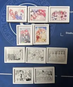 五等分の花嫁展 コマコレ スタンド付き缶バッジコレクション コンプリートセット