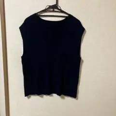 ティティベイト 深Vネック ニットベスト ジレ レーヨンのサムネイル
