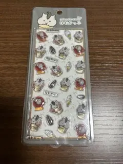 ぷくぷくキャンディシール はむかっぷ　吉田産業 グレー