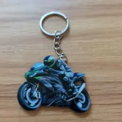 新品未使用のバイクイラスト キーホルダー
