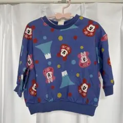 正月 ミッキー ミニー トレーナー 90サイズ