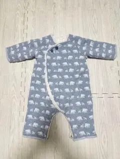 SENSE OF WONDERシロクマ柄フリースロンパース