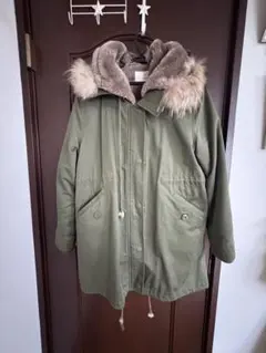 LOWRYS FARM オリーブ モッズコート