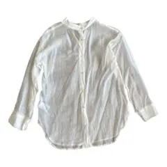 JEANASiS シアー　白　シャツ　ロング　美品